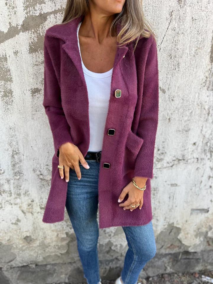Elodie - Stilvoller Mantel mit Revers