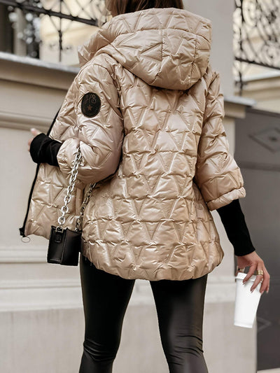 Christina - Kapuzenjacke im Patchwork