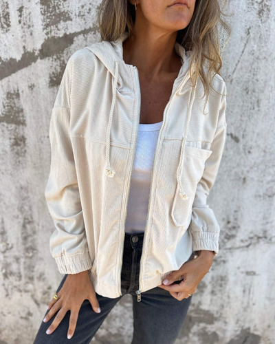 Caroline - Kapuzenjacke mit Reißverschluss