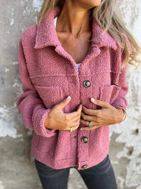 Teresa - Kuschelige Teddyjacke