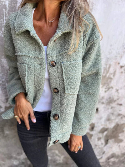 Teresa - Kuschelige Teddyjacke