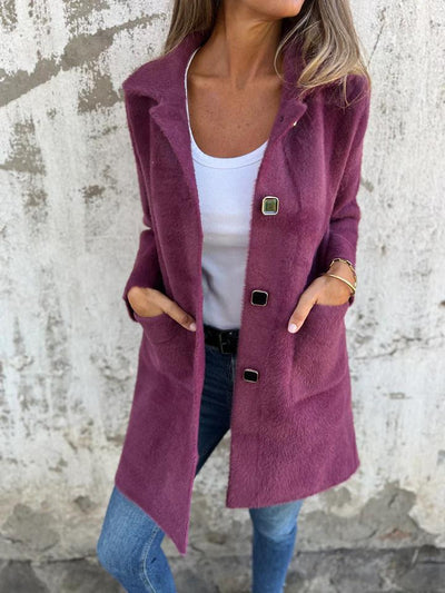 Elodie - Stilvoller Mantel mit Revers