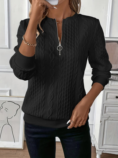 Gianna – Reißverschluss Pullover