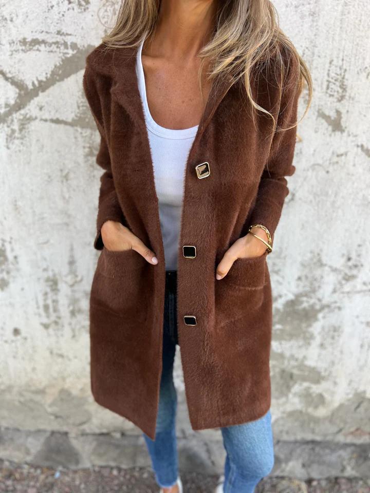 Elodie - Stilvoller Mantel mit Revers