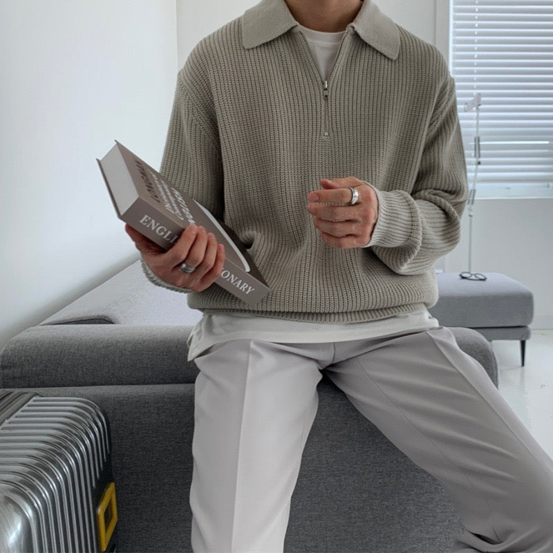 Jannik – Reißverschluss Pullover