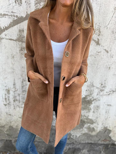 Elodie - Stilvoller Mantel mit Revers