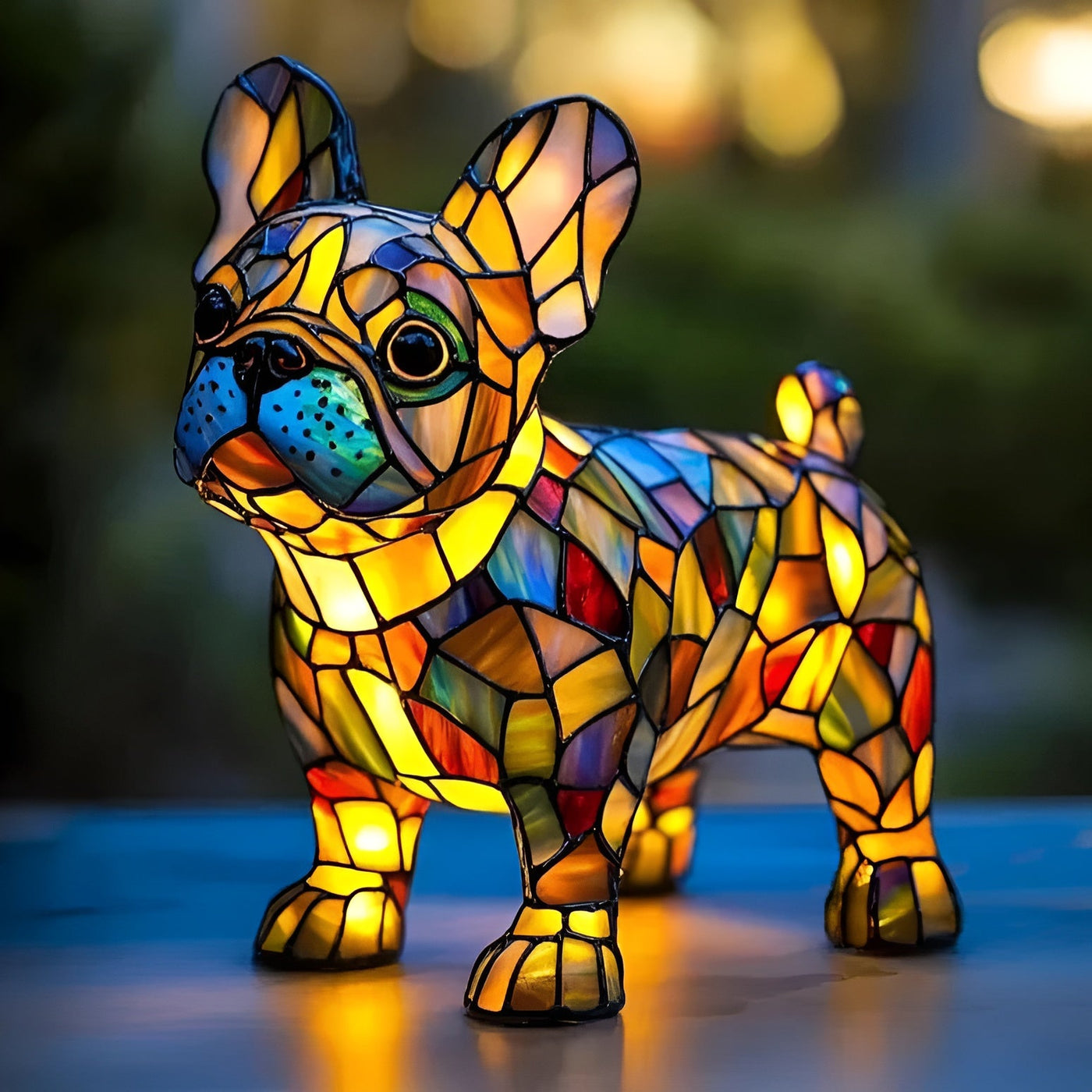 Biscotte – Lampe Glanz des französischen Bulldoggen