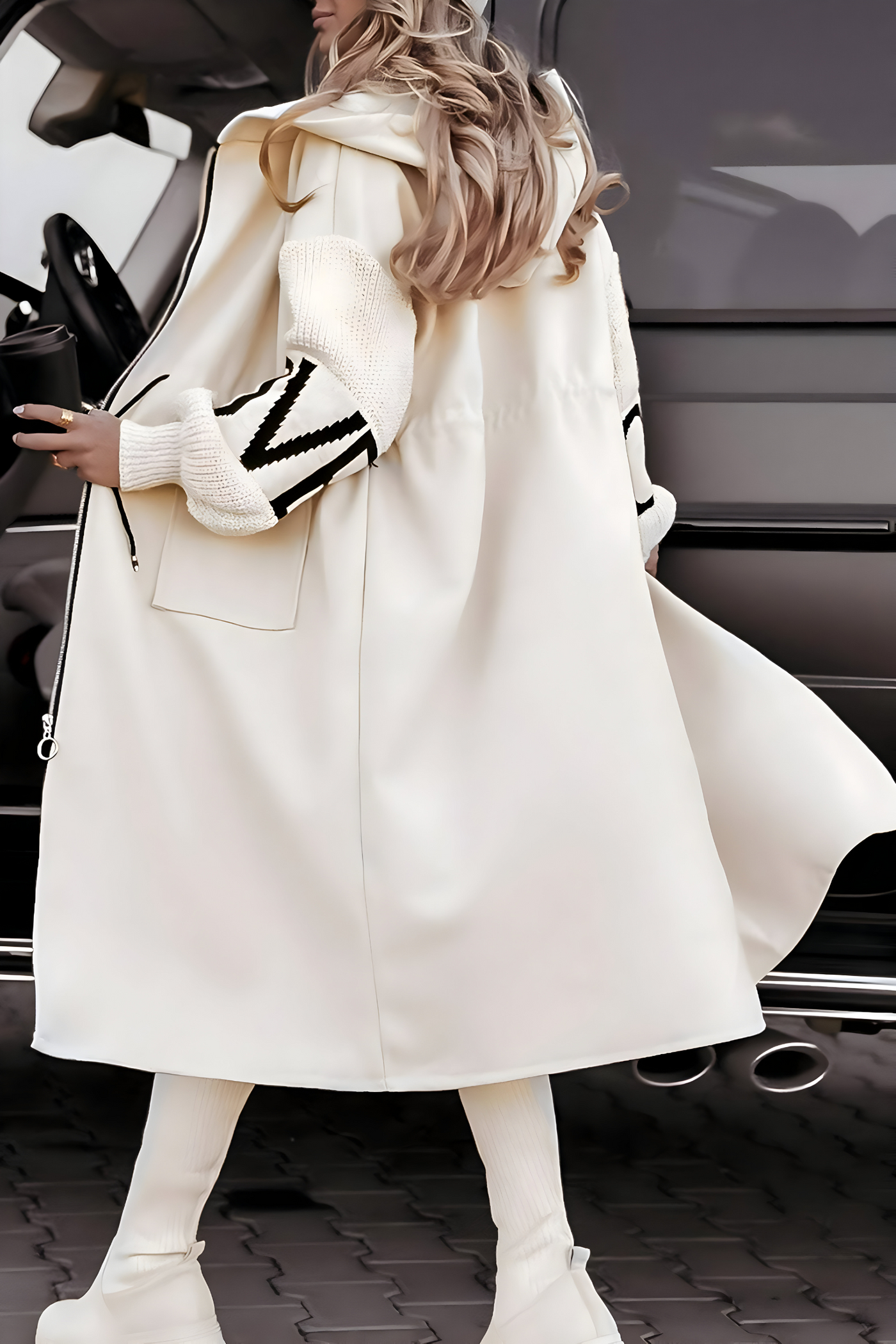 Fele - Strickjacke mit Kapuze