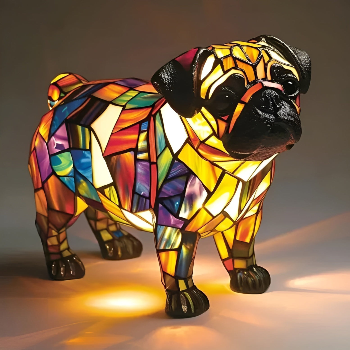 Praline – Lampe Strahl des Glücks des Mops