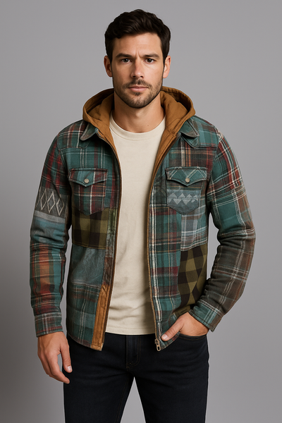 Ralf - Patchwork Karojacke