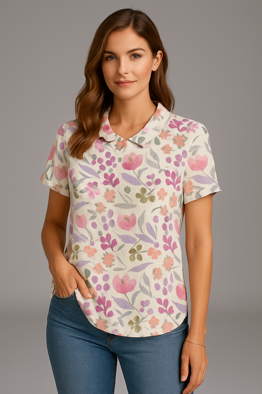 Livia – Floral Shirt