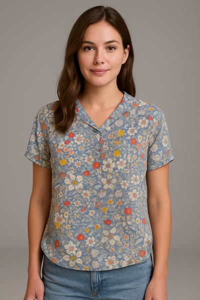 Elina – Floral Shirt