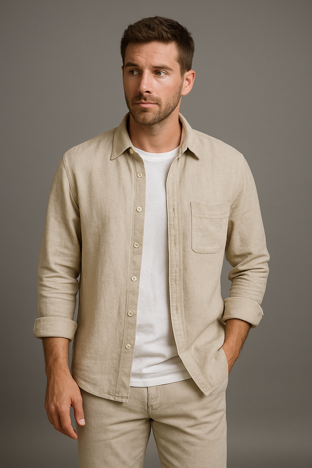 Doha – Leinen hemd