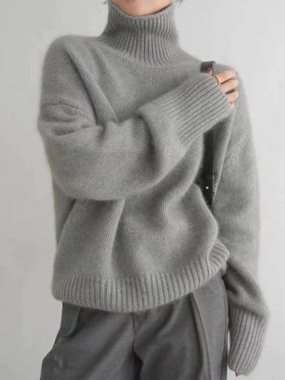 MONIKA – Pullover mit hohem Kragen