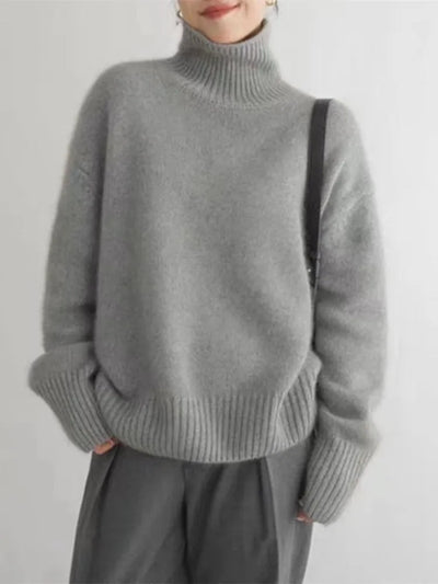 MONIKA – Pullover mit hohem Kragen