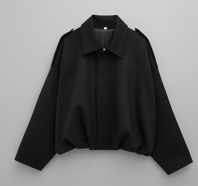 Lina – Oversize Wildleder Bomber
