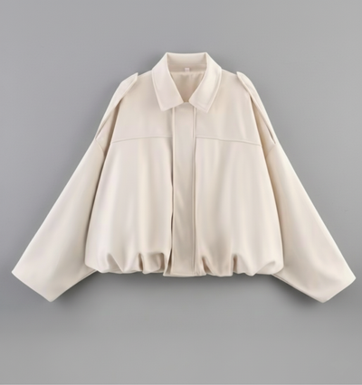 Lina – Oversize Wildleder Bomber