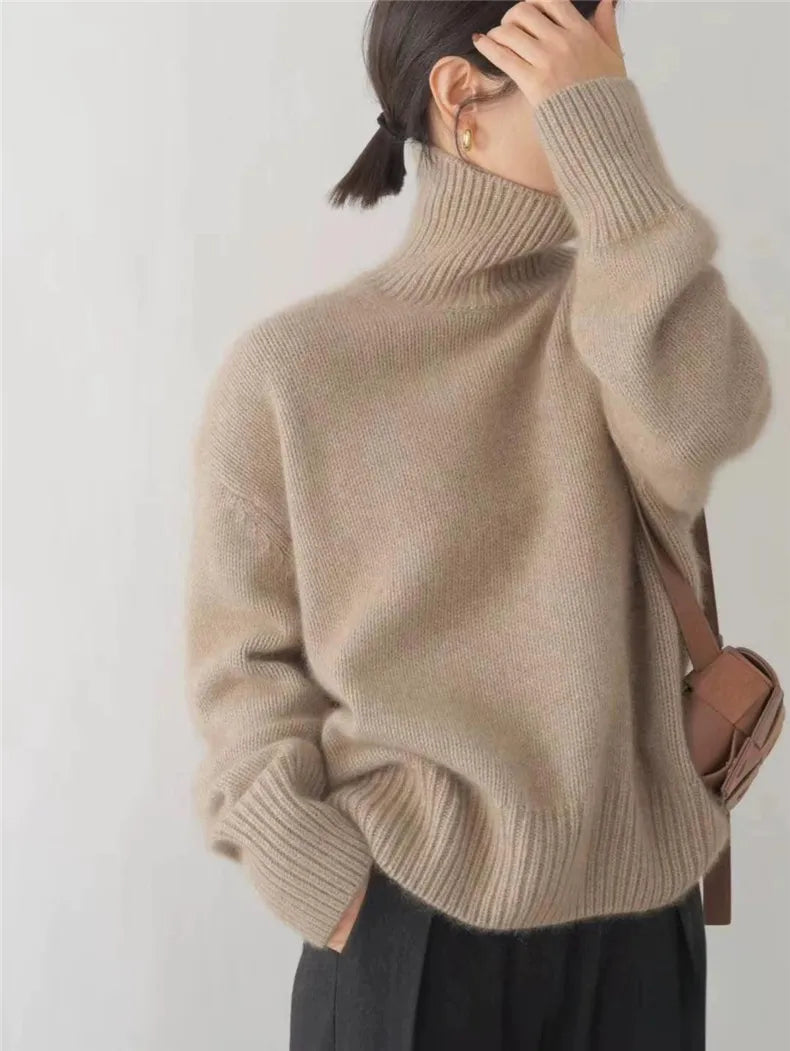 MONIKA – Pullover mit hohem Kragen