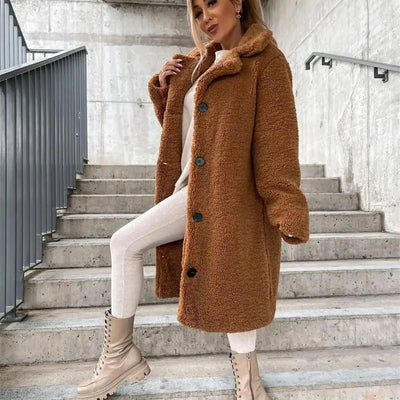 Monica - Stilvoller Teddy Mantel