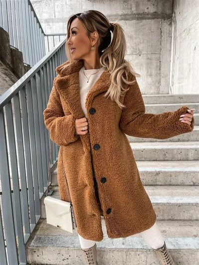 Monica - Stilvoller Teddy Mantel