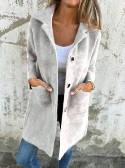 Elodie - Stilvoller Mantel mit Revers