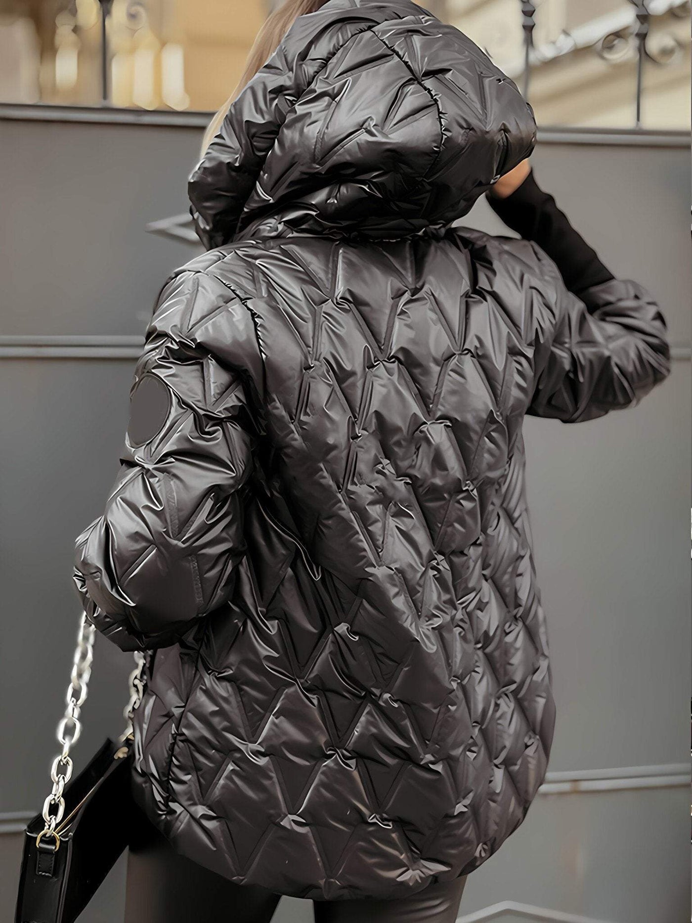 Christina - Kapuzenjacke im Patchwork