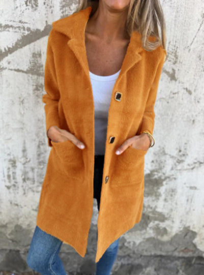 Elodie - Stilvoller Mantel mit Revers