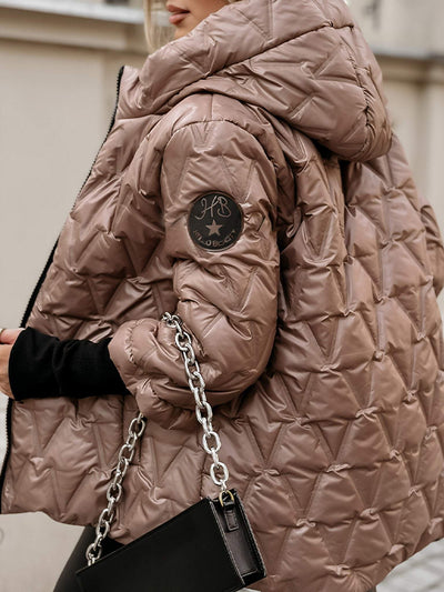 Christina - Kapuzenjacke im Patchwork