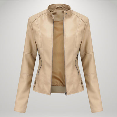 Elodie - Kunstleder Bikerjacke