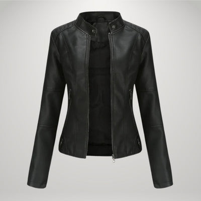 Elodie - Kunstleder Bikerjacke