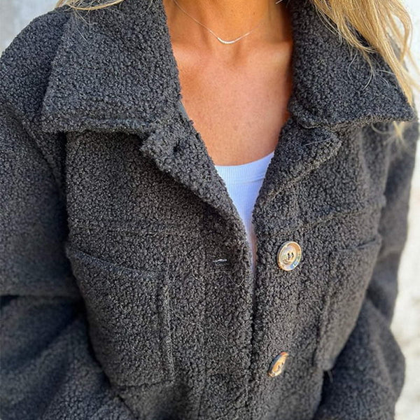 Teresa - Kuschelige Teddyjacke