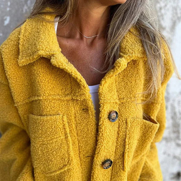 Teresa - Kuschelige Teddyjacke