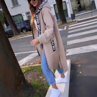 Anouk - Hoodie Mantel
